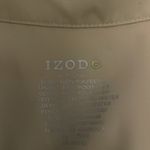 IZOD Women’s  Tan Short Sleeve 3/4 Zip Utility Shirt, Size XL Photo 2
