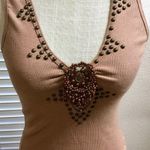 Victoria's Secret VS Decorated Studded Ribbed Cotton Tank Top Photo 1