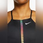 Nike Women’s Black Rainbow Ladder Sports Bra with Ifit logo Photo 3