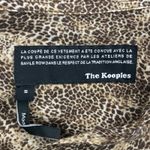 The Kooples Leopard Print Button Down Shirt Size S Brown Cotton Silk Clean Girl Photo 5