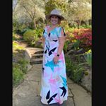 Lulus Two-Piece Maxi Dress / Skirt Set NWT XL Daydreaming White Print Blogger Photo 7