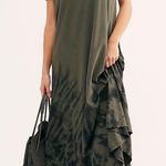 We The Free  to the max xs green & black maxi dress Photo 0