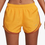 Nike Women's Orange Dri-Fit Tempo Running Shorts - Size Large Photo 0
