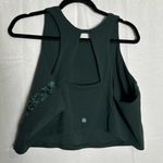 Athleta  Conscious Crop Serene Green Camo Cut Out Back Tank Top Plus Size 3X Photo 1