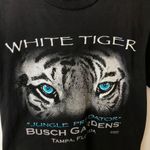 Anvil 2008 Vintage Organic White Tiger Jungle Predator T Shirt 00s Tampa Photo 12