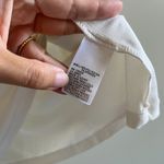 Tahari Womens Plus Size 1X White Tank Top Tweed Pleated Front Work Career Photo 2