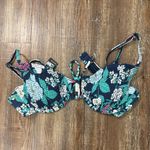 Roxy Blossom Babe Smocked Triangle Bikini & Smocked Bottoms Swimwear Set Small Photo 4