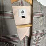 CAbi  Long Sleuth Blazer Plaid Double Breasted Jacket 8 Photo 3