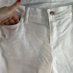 Old Navy  Sz 12 Jeans Mid Rise Boyfriend Skinny Pacific White Stretch Distressed Photo 4