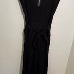 Anthropologie  Abbey Cropped Jumpsuit Black Photo 0