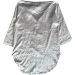 Dior Christian Gray Silvery Satin Sleep Shirt, L-XL Photo 2