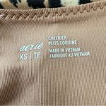 Aerie Women's XS Cheetah Leopard Print Vcut Bikini Bottoms Cheekier Photo 2