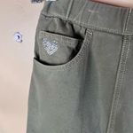 Quacker Factory Women's 1X Green Cargo Skort Knee Length Pockets Comfy Work Wear Photo 1