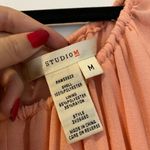 Chevron Dress with Belt Red Size M Photo 2