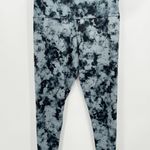 Onzie Black Grey Tie Dye Print Pull On Active Leggings Size XS Gym Workout Photo 0