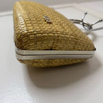 Pier Giorgio vintage, wicker, rattan, clamshell handbag, mid century modern Photo 3