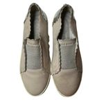 Cole Haan  GrandPro Spectator Scalloped Slip-On Sneaker Beige Size 5.5 Photo 2