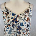 H&M  white chiffon strappy floral cami shell top size 8 NWOT Photo 1