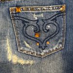 Streetwear De puta madre 69 jean mini denim skirt Blue Size 28 Photo 3