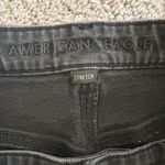 American Eagle Black High-Waisted Jean Shorts Photo 2