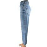 ZARA Women's Blue Light Wash High Waisted Carrot Tapered Denim Jeans Size 4 Photo 1