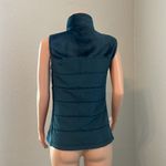 FILA  Vest Womens medium Faux Fur dark blue Full Zip Outerwear Coat Jacket #135 Photo 8