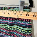 Shrinking Violet  size large side zip mini skirt not lined neon pattern retro Photo 4