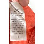 Everly  Orange Fit Flare Sleeveless Knit Skater Dress S Spring Casual Fairy Boho Photo 5