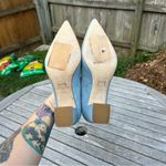 Marc Fisher ZALA BLOCK HEEL POINTY TOE PUMP - Light Blue Denim- size 5.5 Photo 10