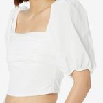 Abercrombie & Fitch Puff Sleeve Crop Top Photo 2
