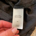 Lucky Brand Gray Floral Embroidered Cap Sleeve Peasant Top Photo 4