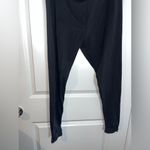 SO Women’s Sz XL Black Basic Essential Ankle Keyhole Cut-Out Fitted Leggings Photo 3