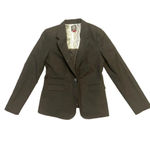 Vince Camuto ‎ Women's Black Wool Blazer Size 6 Business One-Button Notch Lapel Photo 1