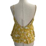 ZARA  Yellow Bohemian Crop Top  XS (37-6) Photo 3