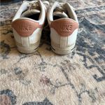 Nike White and Peach Sneakers Photo 4