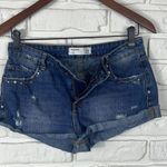 ZARA TRF Denim embellished shorts size 4 Photo 7