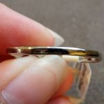 Crescent New Jackpot Candles Fine Jewelry Half Circle  Cubic Zirconia Ring Size 6 Photo 2