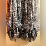 Lapis Black and Gray Asymmetrical Bubble Dress Size M Photo 3