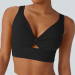 Halara Brand New  Women's Size Small Black Sports Bra Bralette Photo 0