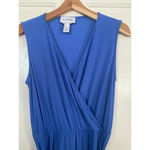 Joseph Ribkoff  Women's Blue Sleeveless V-Neckline Jumpsuit Size 8 Photo 9