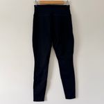 Athleta Black Suede-front Leggings Small Photo 4