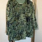 Westbound FINAL MARKDOWN  Green Camouflage pullover xl Photo 0