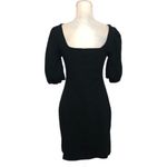 Wild Fable NWOT Black Fitted Mini Dress Puffy Half Sleeve New Photo 5
