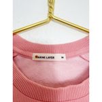 Marine layer Cassidy Sweatshirt Mini Dress Size Medium Vintage Peach Preppy Photo 5