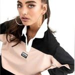 Adidas Originals RYV Cropped Polo Shirt Size S. A38. Photo 3