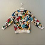 Disney ⭐️ Mickey and friends white colorful crewneck sweatshirt size XS Photo 11