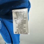 Quacker Factory Embellished Snowman Holiday Top Blue Sparkle Long Sleeves Small Photo 4