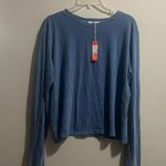 Sundry Sunday by Anthropology Blue Wash NWT long sleeve top Photo 0