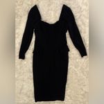 House Of CB NWOT  Ella Long Sleeve Midi Black Dress sz L   A-C cup Photo 3