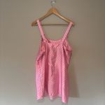 VINTAGE‎ SANTE Pink & White Polka Dot Slip Nightgown Chemise Nighty Size Medium Photo 1